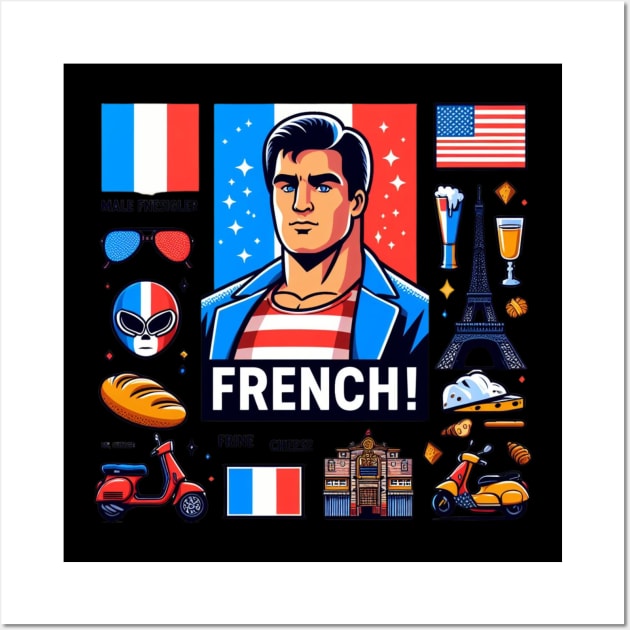 Francais: French! Wall Art by Woodpile